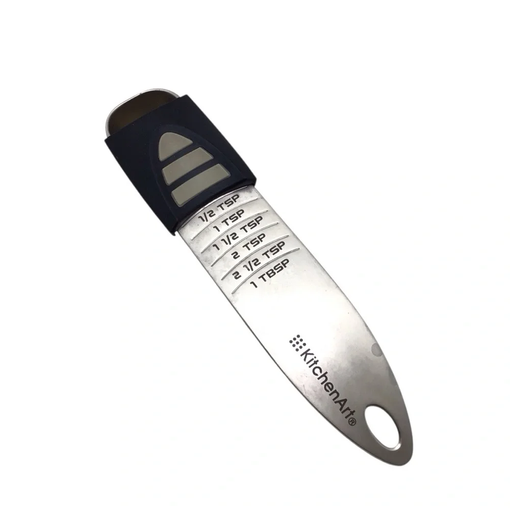 KitchenArt Pro Adjust-A-Tablespoon Measuring Spoon Adjustable 1/2 tsp–1 Tbsp